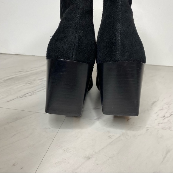 Blondo Sadie Black Suede Bootie 8 1/2 M - Picture 4 of 14